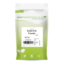 Buttermilk Powder 400g by yourhealthstore, 100% Pure with no additives, Vegetarian, (Resealable and Recyclable Pouch)