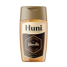 Huni Natural Coffee Syrup | Vanilla 200ml - Acacia Honey based Natural Coffee Syrup - 40 Servings - For Coffees, Hot Chocolate, Protein Shakes,