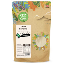 Wholefood Earth Yellow Semolina 500 g | GMO Free | Natural |