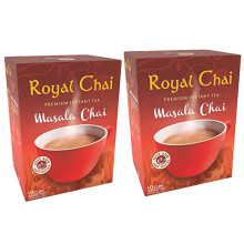 Royal Chai Masala Unsweetened 180g (Pack of 2) ? Premium Instant Tea ? Masala Tea ? Natural ? Instant Indian Tea