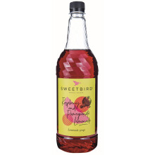 Sweetbird Raspberry & Pomegranate Lemonade Syrup (1 litre) - Vegan Friendly
