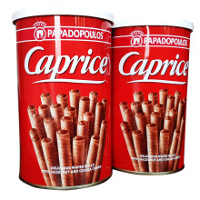 Caprice Papadopoulou Chocolate Wafers Rolls (Classic) 2x250g