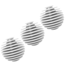 Tumble Dryer Balls 3 Pc White Laundry Balls for Tumble Dryer Reusable Tumble Dryer Tumble Dryer Ball Silicone Laundry Balls Clothes Will Come Out Soft