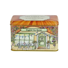 New English Teas Traditional English Tea Room Caddy with 40 English Afternoon Teabags