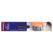 Sixsigma Foods Professional Catering Foil 300mm x 90m - Heavy Duty Aluminum Foil for Cooking, Grilling & Food Storage - Ideal for Home, Kitchen &
