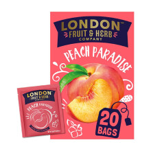 London Fruit & Herb Peach Paradise, 40 g, 120-Count - Pack of 6
