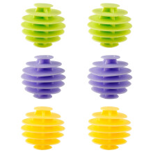 Hopzab 6 PCS Reusable Tumble Dryer Balls, TPR Laundry Balls for Washing Machine & Dryer, Anti-Tangle, Reduces Wrinkles & Creasing, Softens