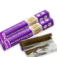 Aluminium Kitchen Foil Premium Extra-Strong Non-Stick 2 Rolls of 10M ? 300mm Heavy Duty Kitchen Foil for BBQ, Food Wrapping, Baking, Cooking &