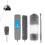 Vicloon Feather Duster, 7pcs Microfiber Duster, Chenille Duster Dust Cleaner Gap Long Handled Duster Reusable Bendable Washable Lightweight Dusters 1