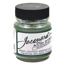 Jacquard Acid Dye (Crocodile Green 646) Professional Fabric Dye for Wool, Silk, Nylon & Protein Fibres, Highly Concentrated Powder 14g Jar