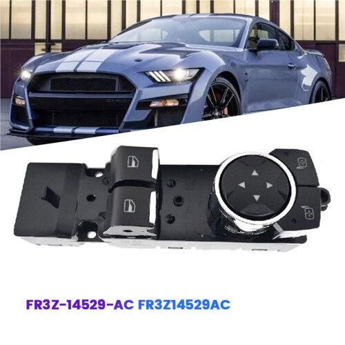 3X for  Mustang Coupe 2015-2022 Driver Side Door Master Window  Mirror Control Button FR3Z-14529-AC