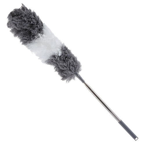 Extendable Microfiber Duster Duster With 108" Telescoping Extension Pole No Scratch To Ceiling Washable Hand Duster For Cleaning High Ceiling Fans
