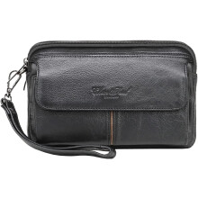 Leather Clutch Purse Wallet for Men Organizer Holder Wrist Bag | Organizer, Holder