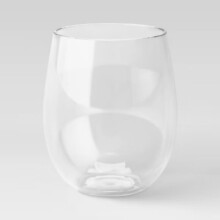 14oz Tritan Plastic Stemless Wine Glass