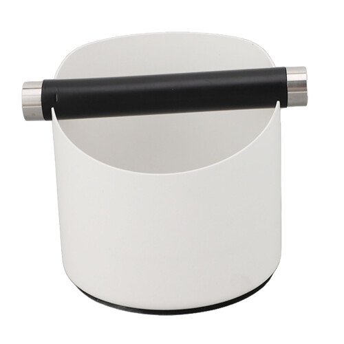 White Stainless Coffee Knock Box 1