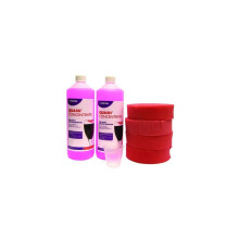 2X Quash Lipstick Remover 1L 4 Sponges Refill Pack Cleaner Detergent Descaler
