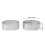 10pcs Stainless Steel Oval Cake Molds Set 2