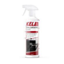KEL - Oven, Grill, & BBQ Cleaner Spray, Removes Baked On Food & Burnt-in Grease Fast, For Kitchen & Outdoors - 1 Litre