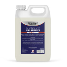 McKLords Commercial Concentrated Mould Remover - Effective Mildew Stain Cleaner For Walls, Tiles, Silicone Seals & More - 2.5 Litre