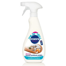 EcoZone Almond Fragranced Wood Furniture Polish, Conditions & Protects Wooden Surfaces, Indoors & Outdoors, Gentle & Nourishing Natural Formula, Vegan