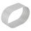 10pcs Stainless Steel Oval Cake Molds Set 8