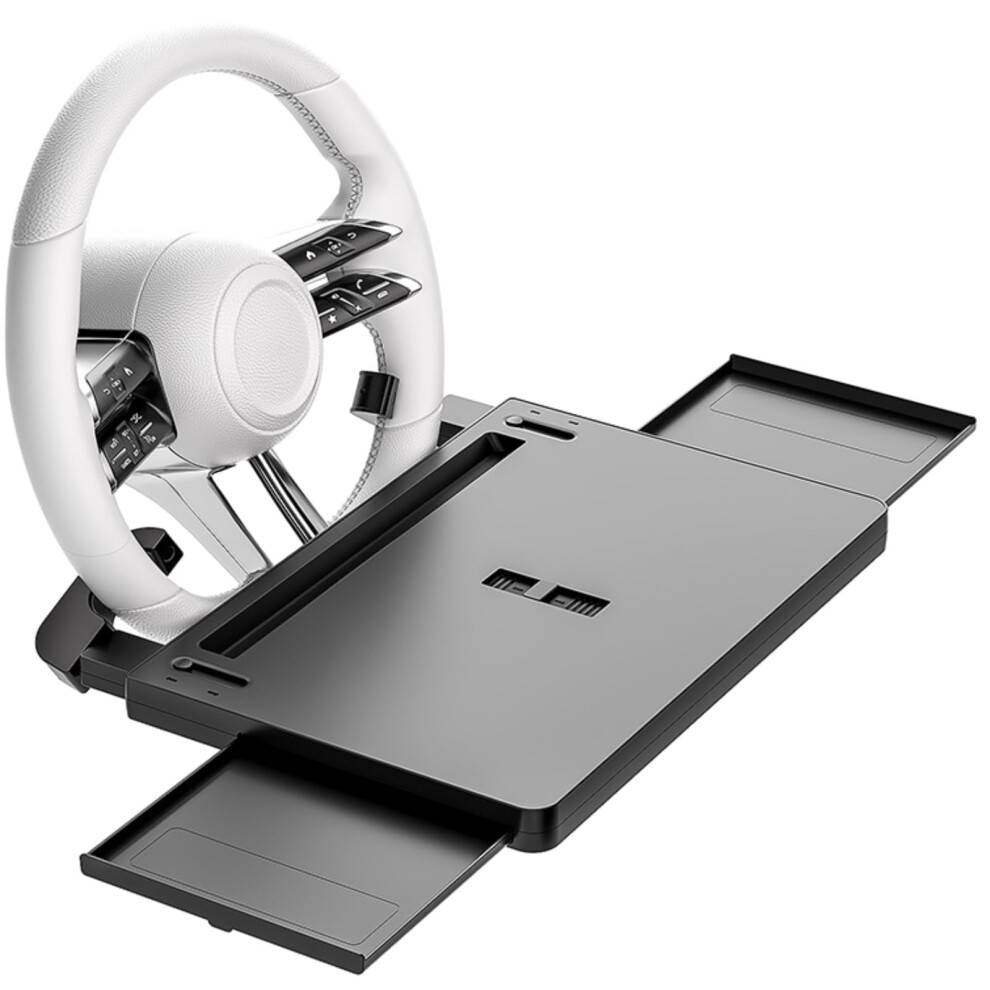 Guanghui Portable Steering Wheel Tray Table Â Adjustable Laptop & Food Holder, Compatible With Most Cars 9175034775598