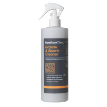Furniture Clinic 500ml Granite & Quartz Spray Cleaner for Kitchen Worktops & Sinks - Non Abrasive Cleaning & Streak Free Finish - Dirt & Grease