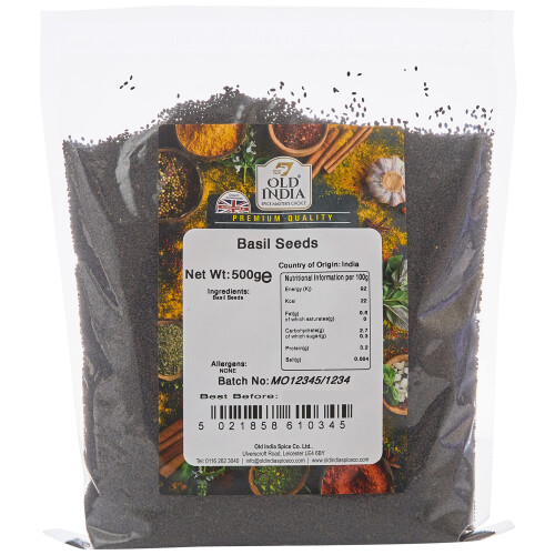 Old India Basil Seeds 500g