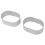10pcs Stainless Steel Oval Cake Molds Set 13