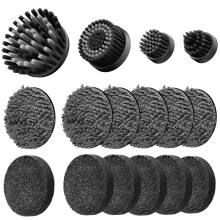 HOTO 16 PCS Replacement Brush Heads for Wand? Grout Brush, Suitable for HOTO Electric Grout Scrubber Only, Cordless Spin Scrubber Accessories for