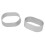 10pcs Stainless Steel Oval Cake Molds Set 9