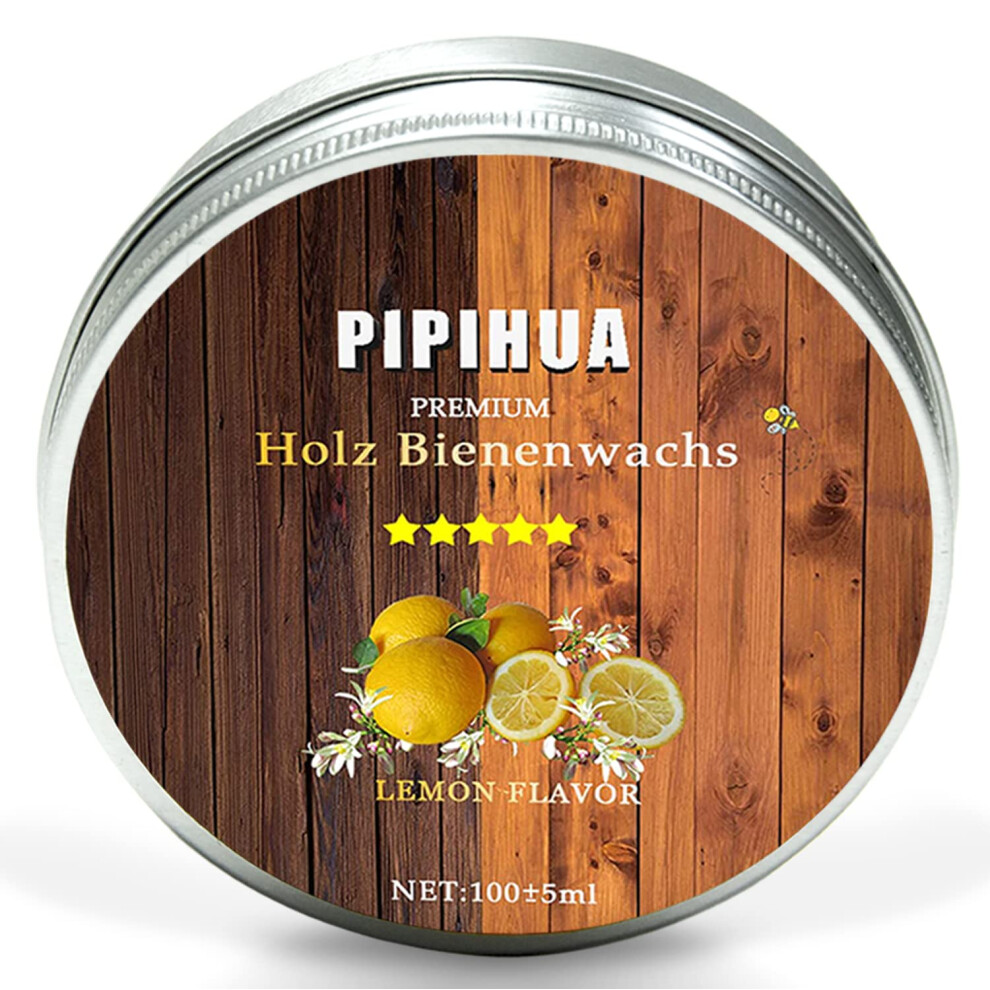 Pipihua Beeswax Polish For Wood, Multi-Purpose Furniture Polish For Waterproofing & Protection, Natural Beeswax Traditional Wood Wax For All Wood 5051225498351