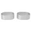 10pcs Stainless Steel Oval Cake Molds Set 7