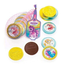 Two Nets Magical Unicorn Milk Chocolate Coins 60g (2 x 60g)
