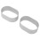 10pcs Stainless Steel Oval Cake Molds Set 11
