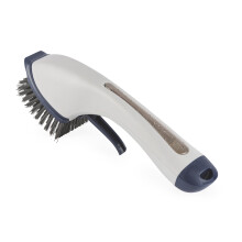 Beldray Deep Clean Multipurpose Soap Dispensing Scrub Brush ? XL Head with Scraper, Push Button Dispenser, 110ml Capacity, 2 Spare Heads, Tough