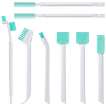8Pcs Small Cleaning Brushes for Household,Crevice Cleaning Tool Set for Window Grooves Track Humidifier Keyboard Bottle Door Car Vent, Tiny Detail