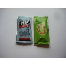 12 Individual HP Brown Sauce Sachets & 12 Heinz Salad Cream Individual Sachets