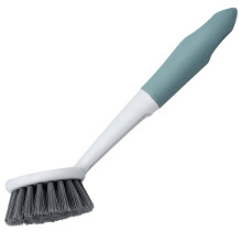 Washing Up Brush,Sink Brush,Kitchen Brushes for Dishes,Features Sturdy Bristles for Cleaning Dishes,Cookware,and Sinks,1 Piece(Grayish White)