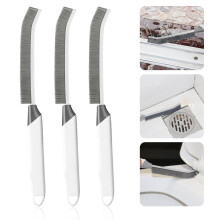 Thin Crevice Cleaning Brush Set - Gap Cleaning Tools, Multi-Purpose Hard Bristle Grout Scrub Brushes & Grout Cleaner Brush for Deep Scrubbing in