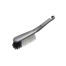 Addis Hand Brush with Stiff Bristles and an Extra-Sturdy Handle, Metallic Silver, 1,319236
