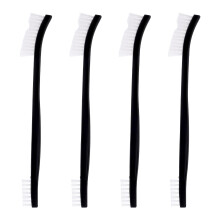 4pcs Double Ended Nylon Cleaning Brushes, Multifunctional Small Gun Cleaning Brush Durable Nylon Gap Brushes for Cleaning Crevice Detailing Brushes