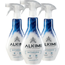 ALKIMI Bathroom Cleaning Spray, Pack of 3 ? Powerful Cleaning, No Harsh Chemicals, with Natural Eucalyptus Extract & Clove Oil