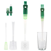 5-in-1 Water Bottle Cleaning Brush Set ? Multi-Functional Water Bottle Cleaner Kit with Long Handle Brush, Straw Cleaner Brush, Lid Detail Tool &
