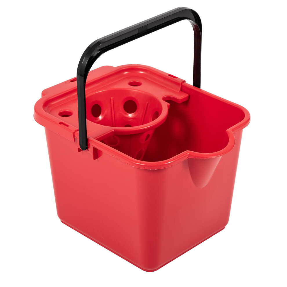 Addis Ruby Mop Pail And Wringer 12L Capacity Red
