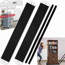 2 Pcs Large Appliance Slider with Pull Strap,Pull Furniture Slides,Moving Gliders Heavy Duty Sliding Sheet