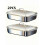 Stainless Steel Baking Pan Set with Lids 4-Pc 1