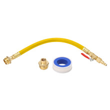 Lead Free Brass Winterizing Kit With Shut Off Valve Air Compressor Quick Connect Water Blowout Adapter For Rv Boats Campers Flexible Hose Corrosion