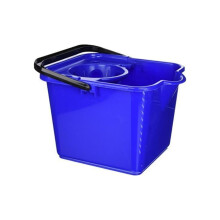 Addis Mop Pail and Wringer In Royal Blue, 12L Capacity, 27.5 x 35 x 24.5 cm
