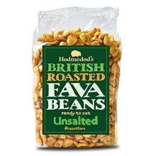 Hodmedod - Great British Peas -Roasted Fava Beans - Unsalted 300g (Pack of 2)